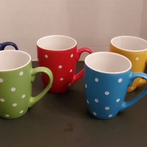 5  Pokerdot Colorful Mugs